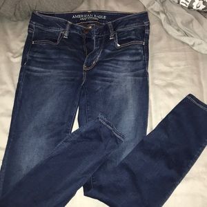 dark wash jeggings